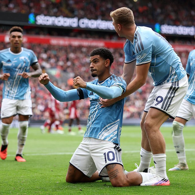 ผลบอล ลิเวอร์พูล 2-2 น็อตติ้งแฮม ฟอเรสต์